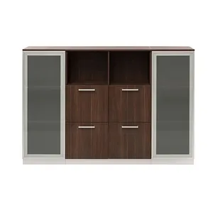 کمد اداری فرآذین مدل FED-SP7-01 بلوطی تیره