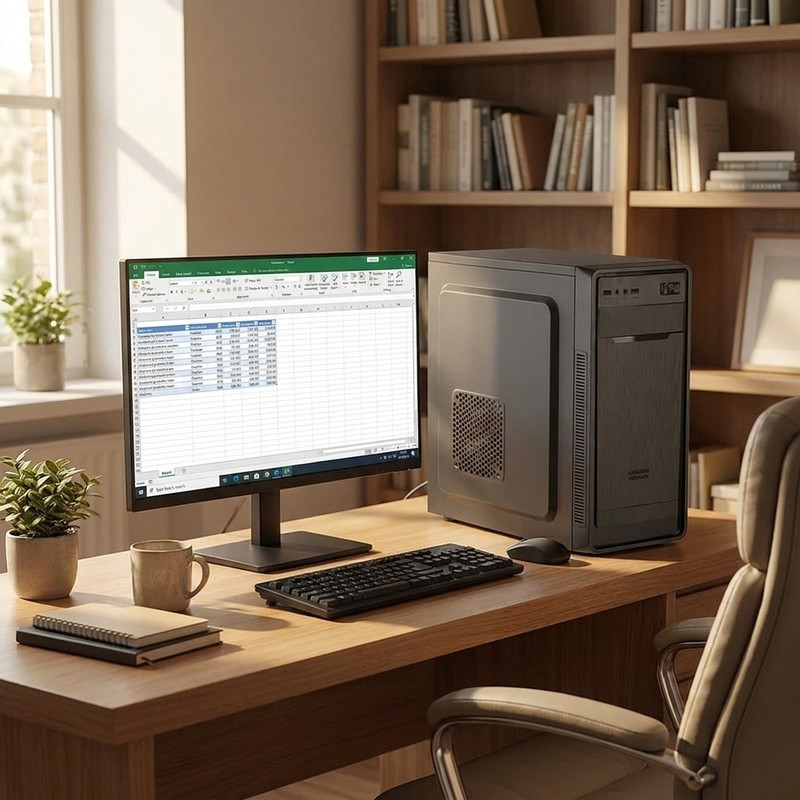 کامپیوتر دسکتاپ مدل ECO-H61-intel-Ram4GB-HDD500GB-Wifi-Blutooth