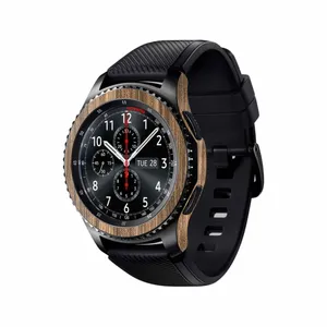 MAHOOT Light-Walnut-Wood Cover Sticker for Samsung Galaxy Gear S3 Frontier Smartwatch