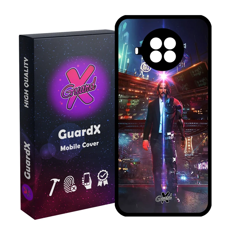 کاور گارد ایکس طرح John Wick مدل Glass10077 مناسب برای گوشی موبایل شیائومی Mi 10T Lite / Mi 10I / Redmi Note 9 Pro 5G