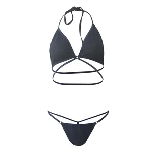 ست شورت و سوتین زنانه مدل پشت گردنی S 54