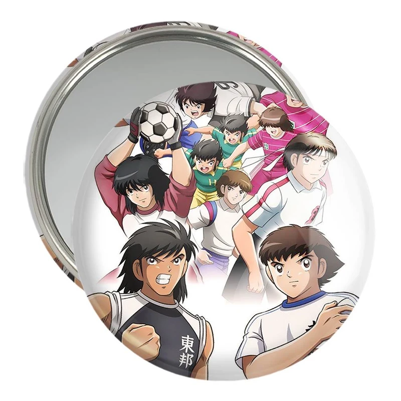 آینه جیبی خندالو مدل سوباسا و کاکرو فوتبالیست ها  کد 10556