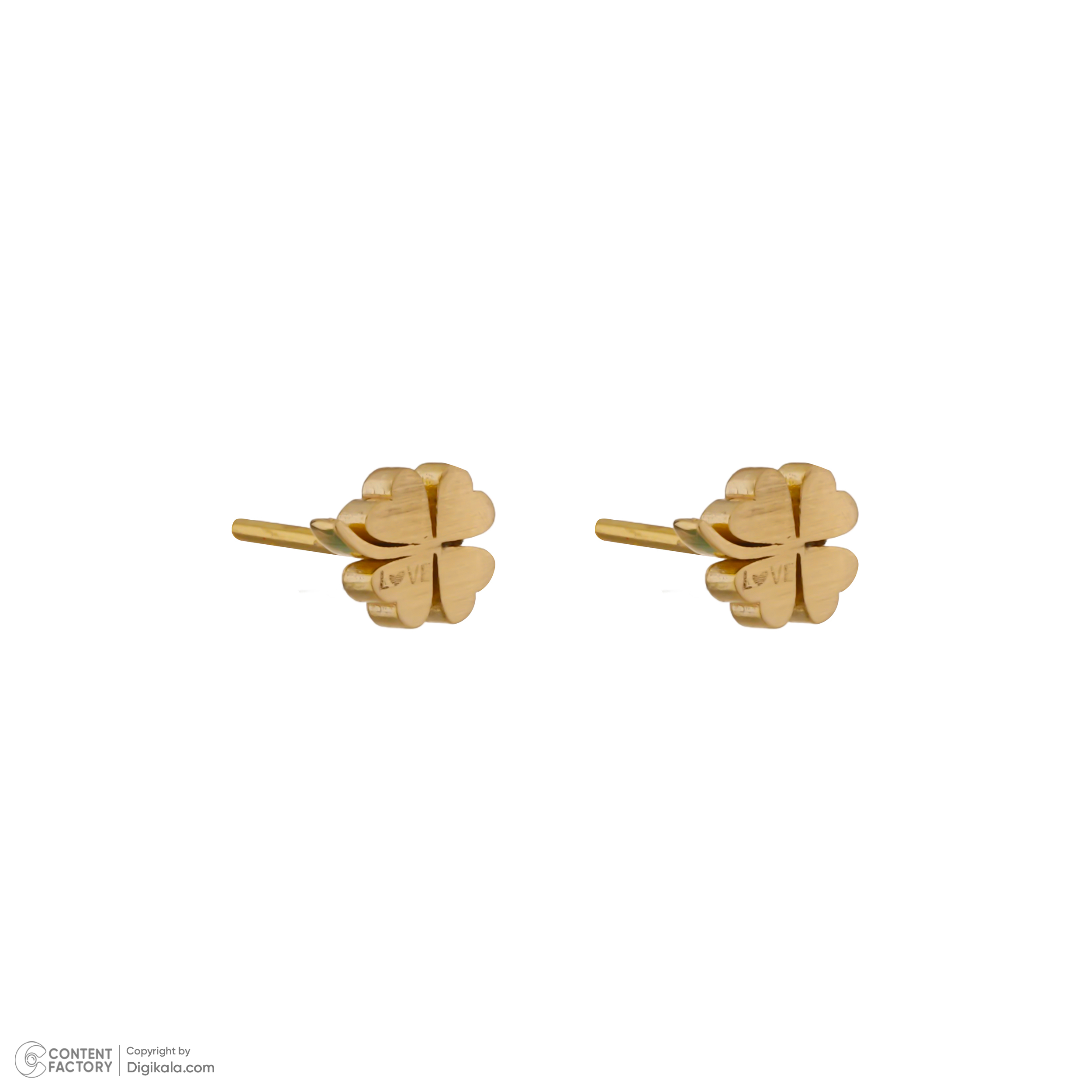 گوشواره میخی طلا 18 عیار زنانه مایا ماهک مدل ME1192