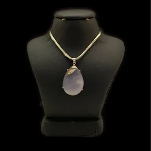 گردنبند نقره زنانه مدل اشک سنگ کد 331