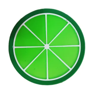 زیر لیوانی مدل سیلیکونی طرح لیمو ترش