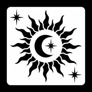 شابلون رستا مدل خورشید کد S164