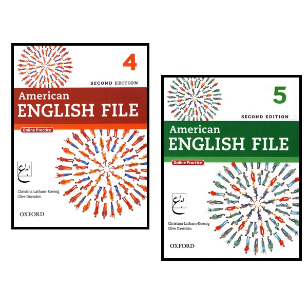 کتاب American English File 4_5 Second Edition اثر جمعی از نویسندگان انتشارات ابداع 2 جلدی