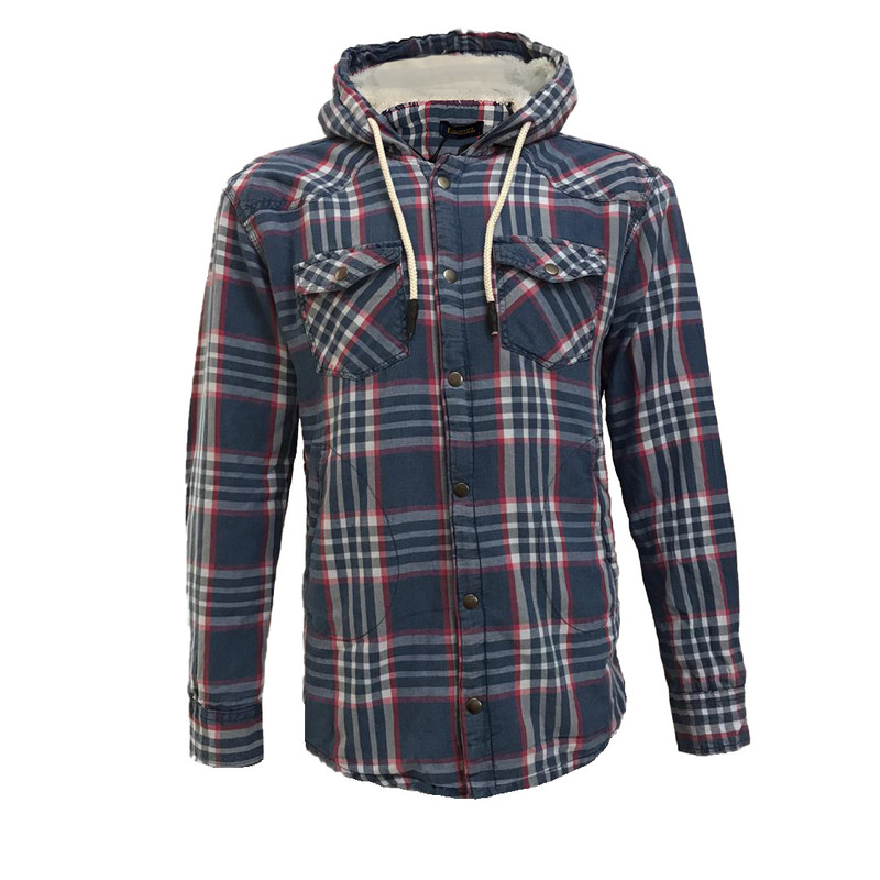 سویشرت مردانه طرح چهارخونه مدل NCK 076