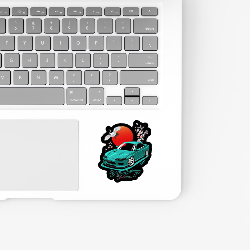 استیکر لپ تاپ و موبایل بووم طرح ماشین مدل Tokyo Drift X کد AG19