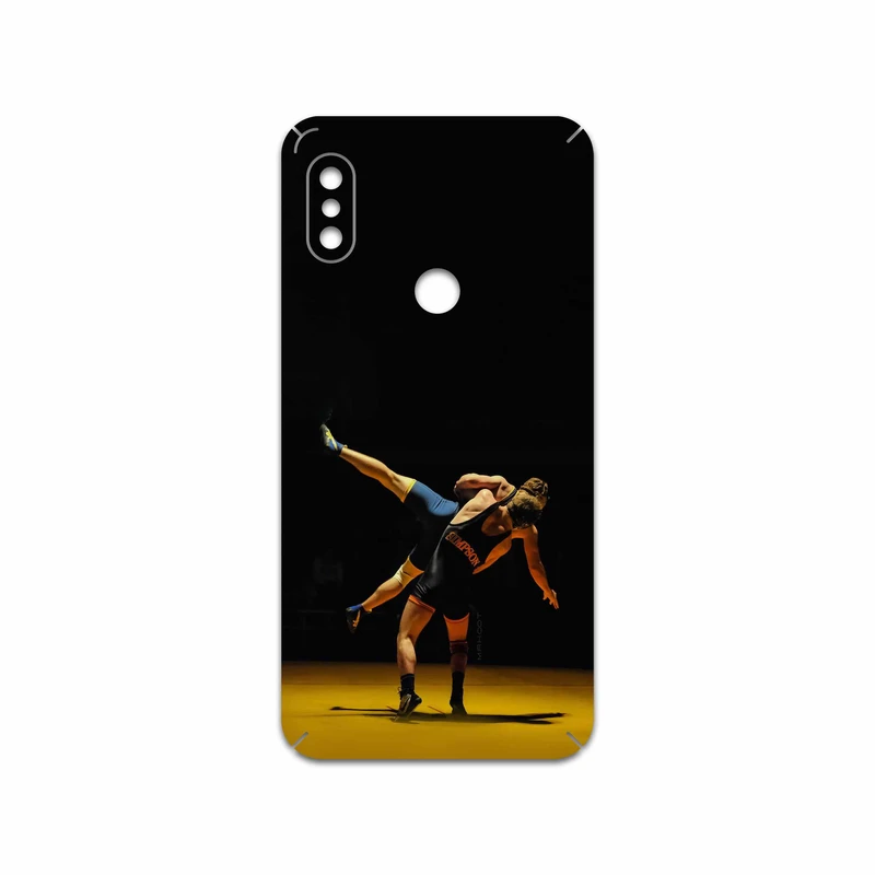 برچسب پوششی ماهوت مدل Wrestling مناسب برای گوشی موبایل شیائومی Redmi Note 6 Pro