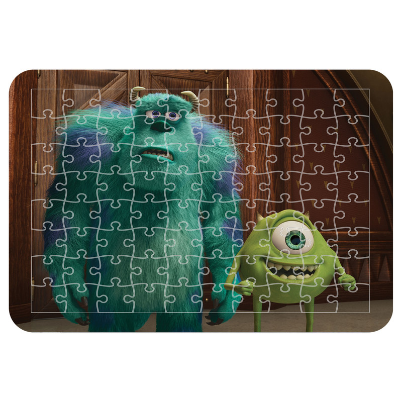 پازل 54 تکه اطلس آبی طرح کارتون کارخانه هیولا ها مدل P1185