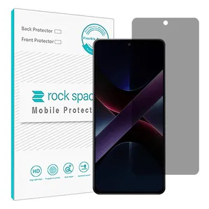 Rock space Resistant model privacy screen protector suitable for Xiaomi Poco X7 mobile phone 