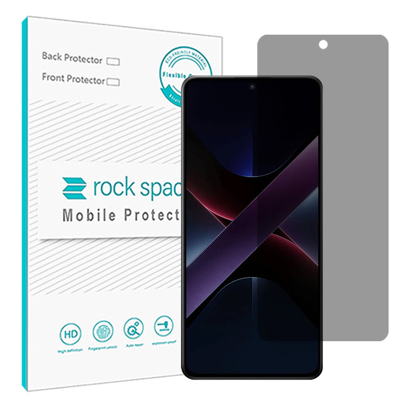محافظ صفحه نمایش حریم شخصی راک اسپیس مدل Resistant مناسب برای گوشی موبایل شیائومی Poco X7