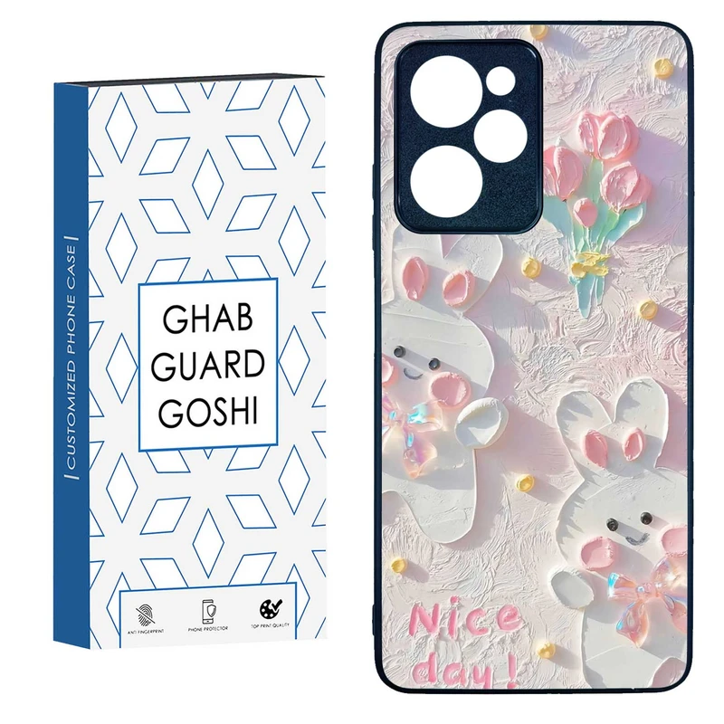 کاور قاب گارد گوشی طرح گل کد TPU-214 مناسب برای گوشی موبایل شیائومی  POCO X5 PRO