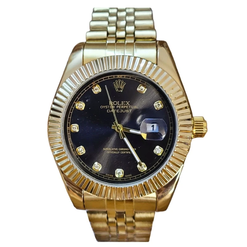 ساعت مچی عقربه ای زنانه  مدل دیت جاست_gld_m05