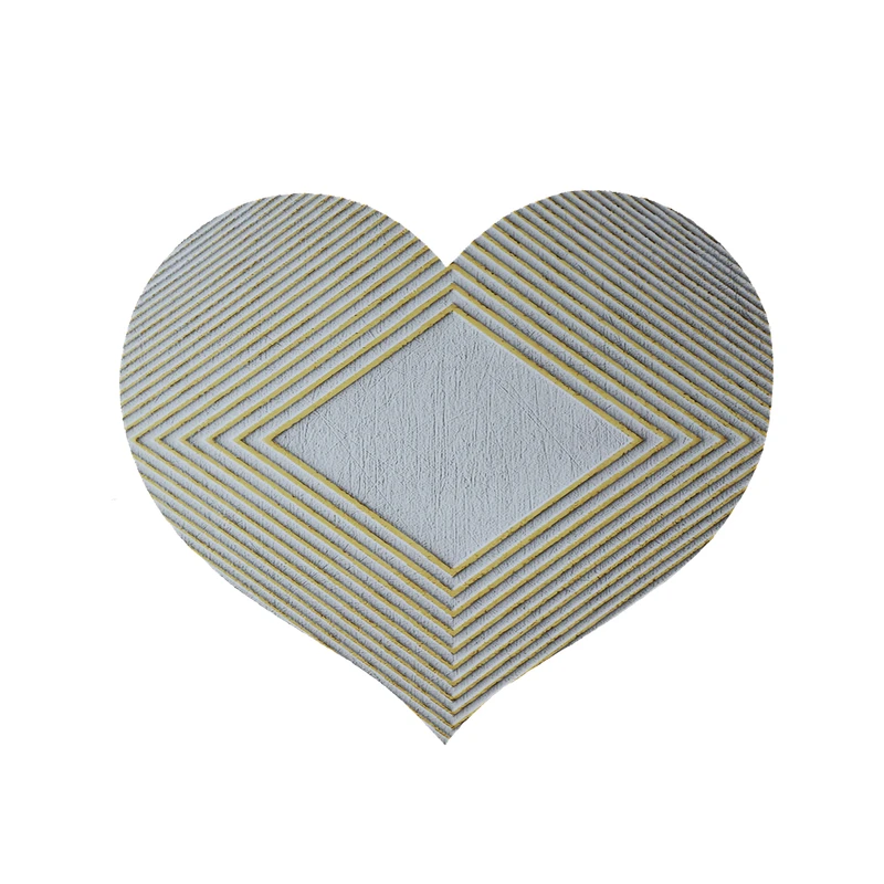 پادری مدل قلب طرح کلاسیک کد 8832 سایز 90x90 سانتی متر 