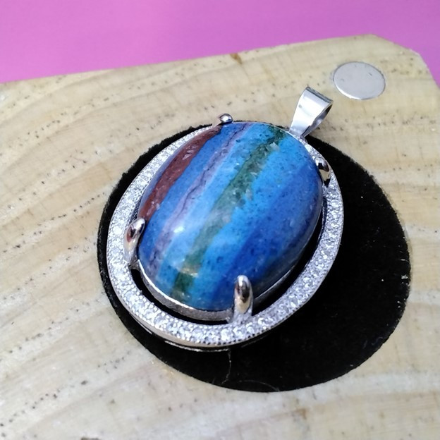 آویز گردنبند نقره زنانه مدل glsr-1883