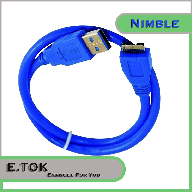 عکس شماره 10 : کابل هارد usb3.0 ایتوک مدل nimble طول 0.3 متر