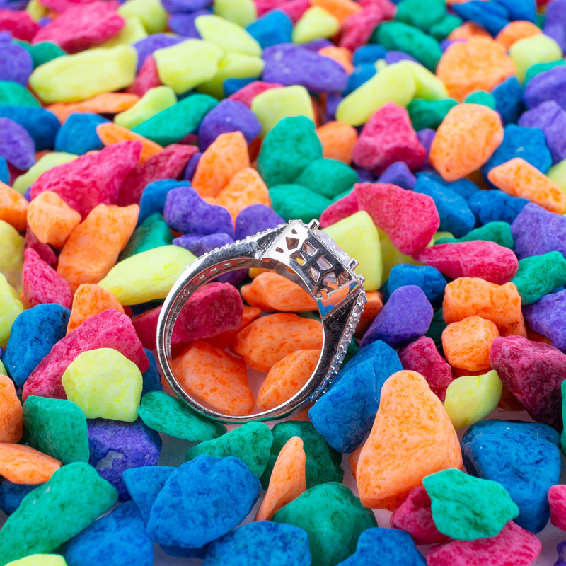 انگشتر نقره زنانه مدل AMT_R111