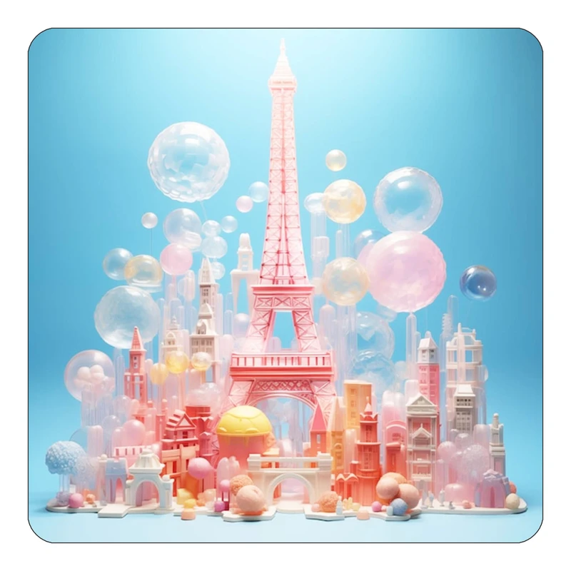 مگنت کاکتی طرح پاریس Paris مدل mp55796