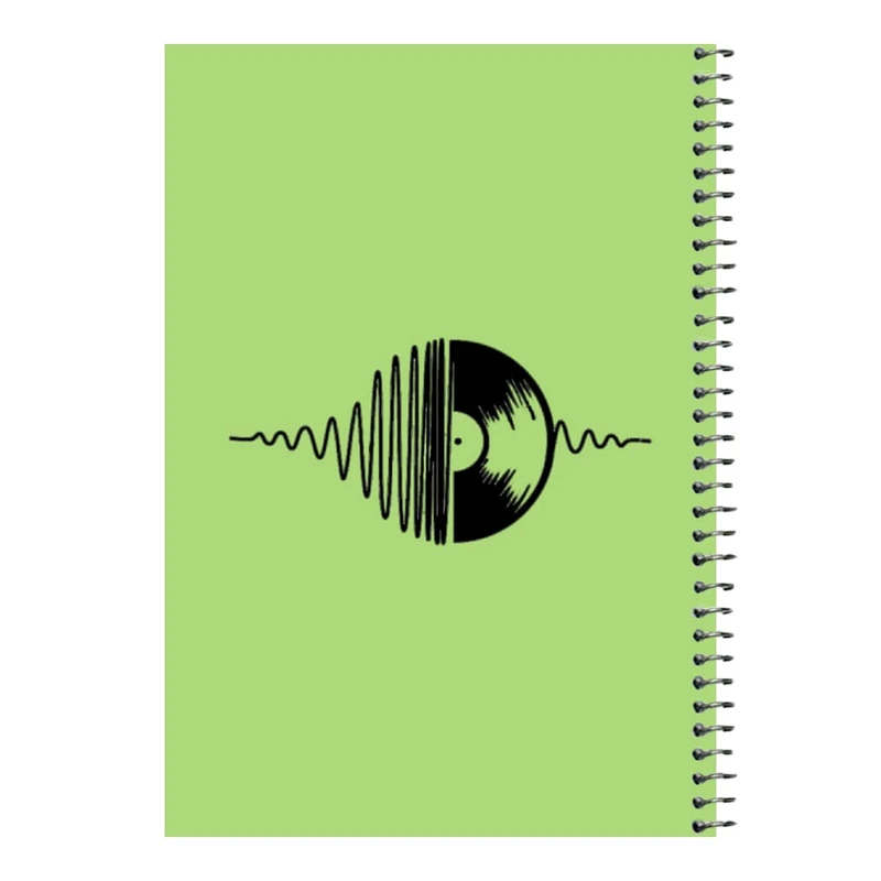 دفتر مشق 80 برگ اس جی مدل دیسک موزیک   
