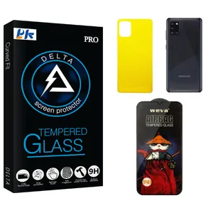 PK Delta Screen Protector For samsung a31 With Back Protector
