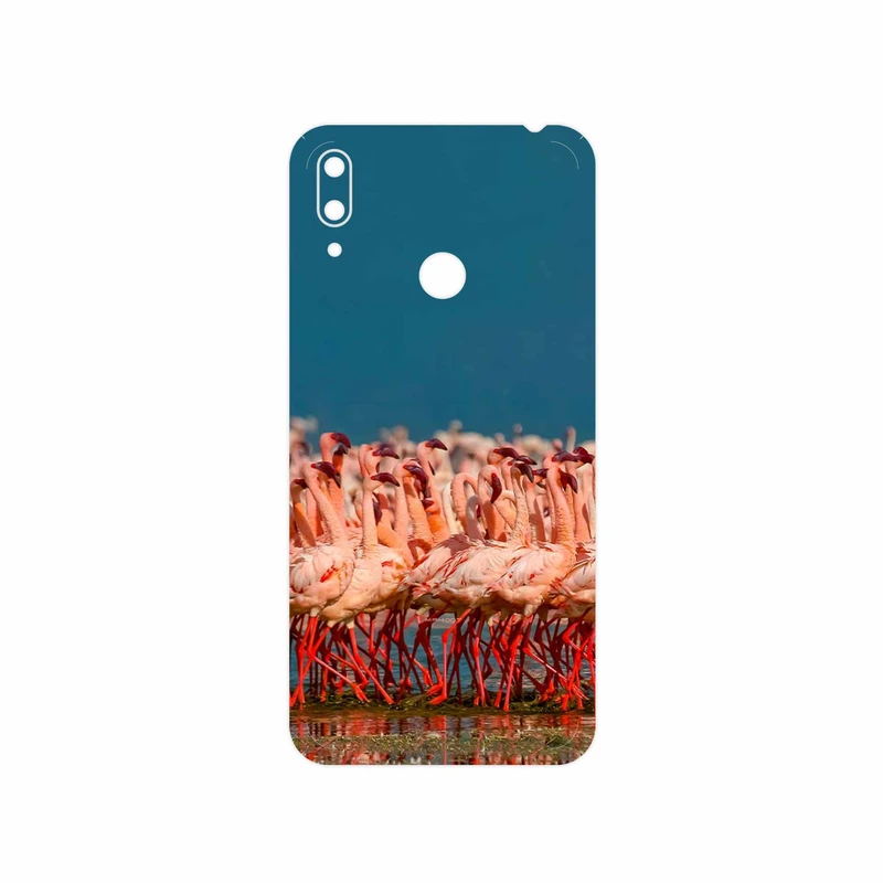 برچسب پوششی ماهوت مدل Flamingo مناسب برای گوشی موبایل هوآوی Y7 Prime 2019