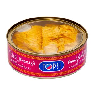 نقد و بررسی کنسرو ماهی قزل آلا زعفرانی درب شفاف تاپسی-240 گرم توسط خریداران