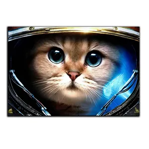 تابلو شاسی بکلیت طرح گربه فضانورد مدل SH-S4506