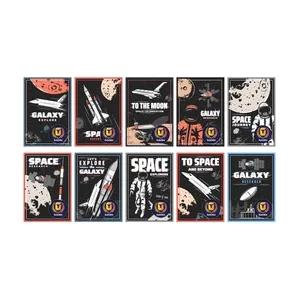استیکر کالامیکس مدل ناسا و فضا طرح nasa deep in space مجموعه 10 عددی