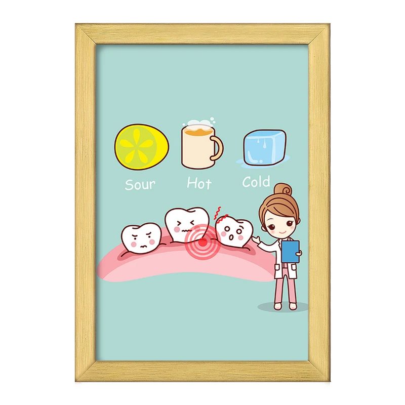 تابلو خندالو طرح دندان و دندان پزشکی کودکانه کد 36745