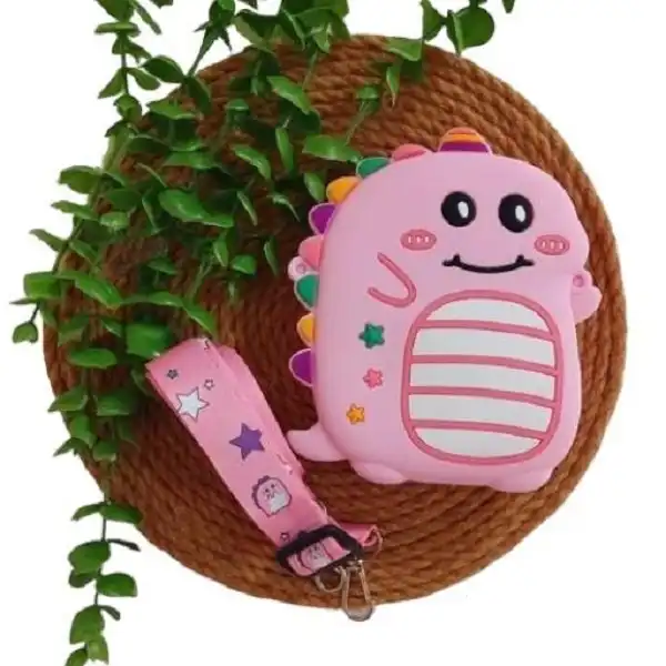 کیف رودوشی بچگانه مدل دایناسور سیلیکونی کد 01