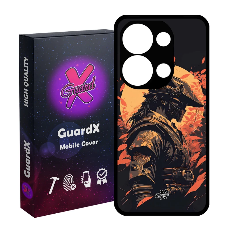 کاور گارد ایکس طرح Samurai مدل Glass10610 مناسب برای گوشی موبایل شیائومی Redmi Note 13 Pro 4G / Poco M6 Pro 4G
