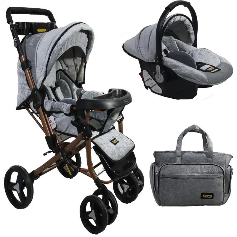 ست کالسکه و کریر کد 1042 به همراه ساک لوازم