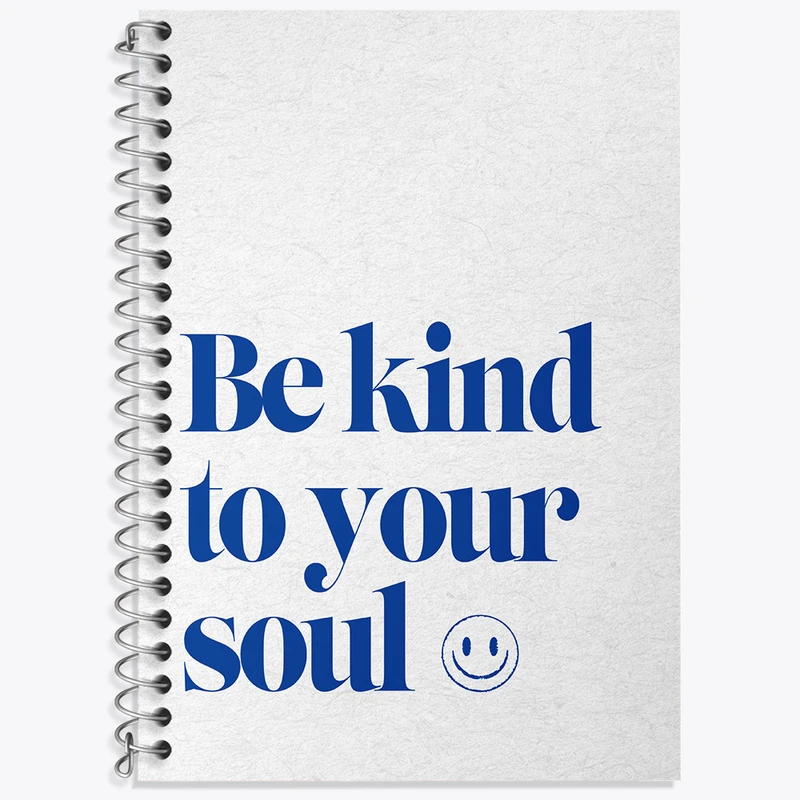 دفتر لغت 50 برگ خندالو طرح Be Kind To Your Soul کد N2343