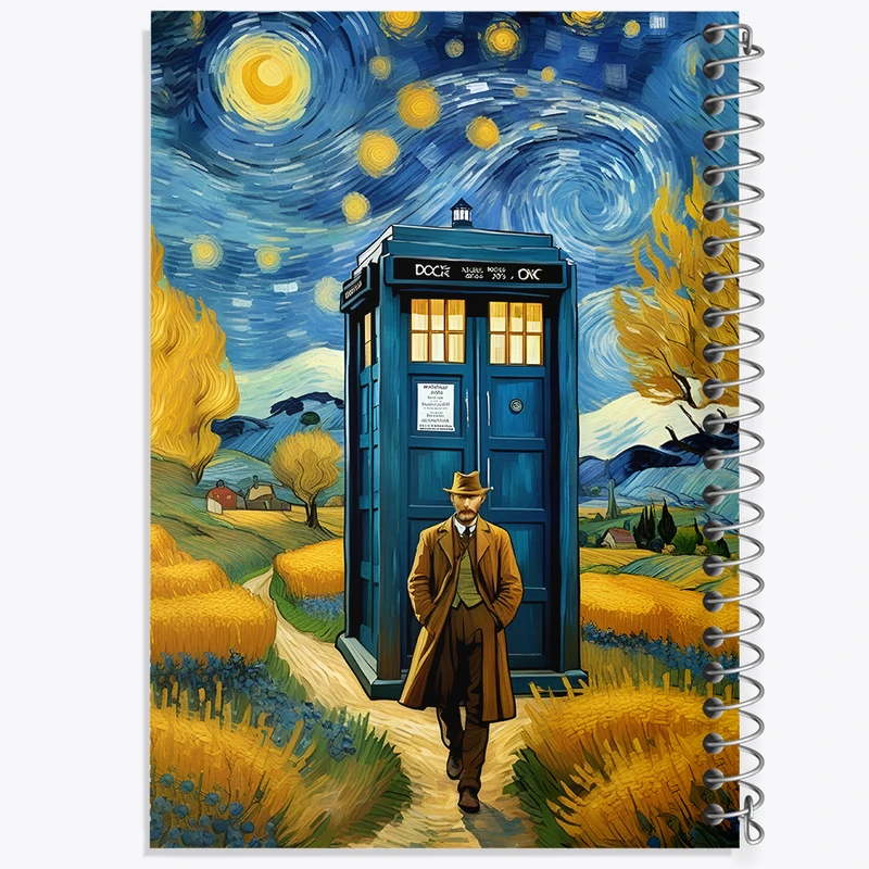 دفتر لیست خرید 50 برگ خندالو طرح ونسان ونگوگ کد N5846