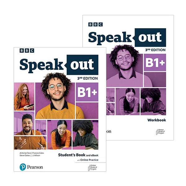 کتاب Speakout B1+ 3rd Edition اثر جمعی از نویسندگان انتشارات Pearson دو جلدی