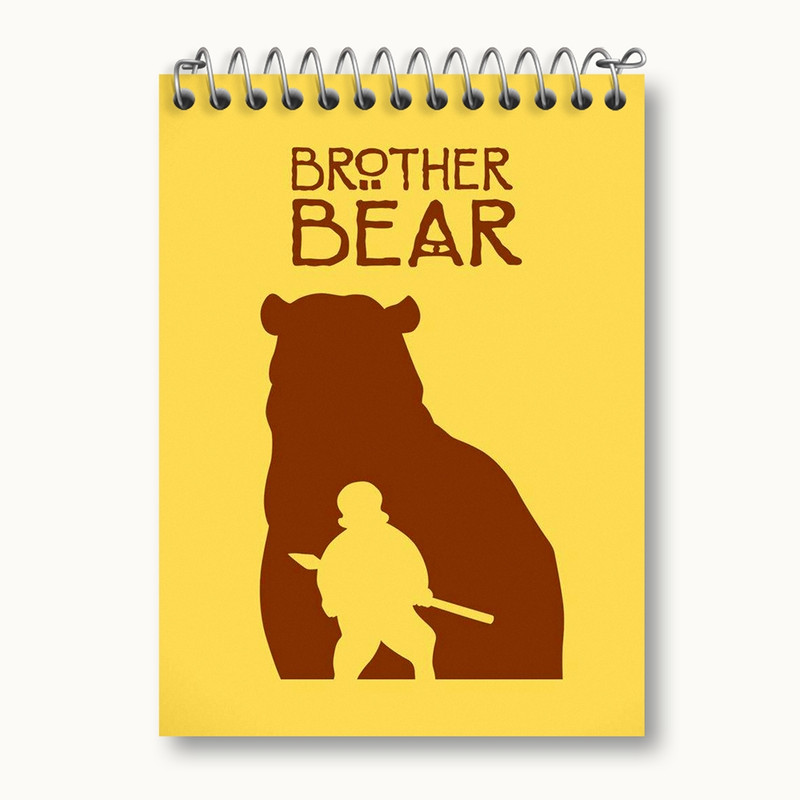 دفتر یادداشت 50 برگ خندالو مدل انیمیشن خرس برادر Brother Bear کد 13716