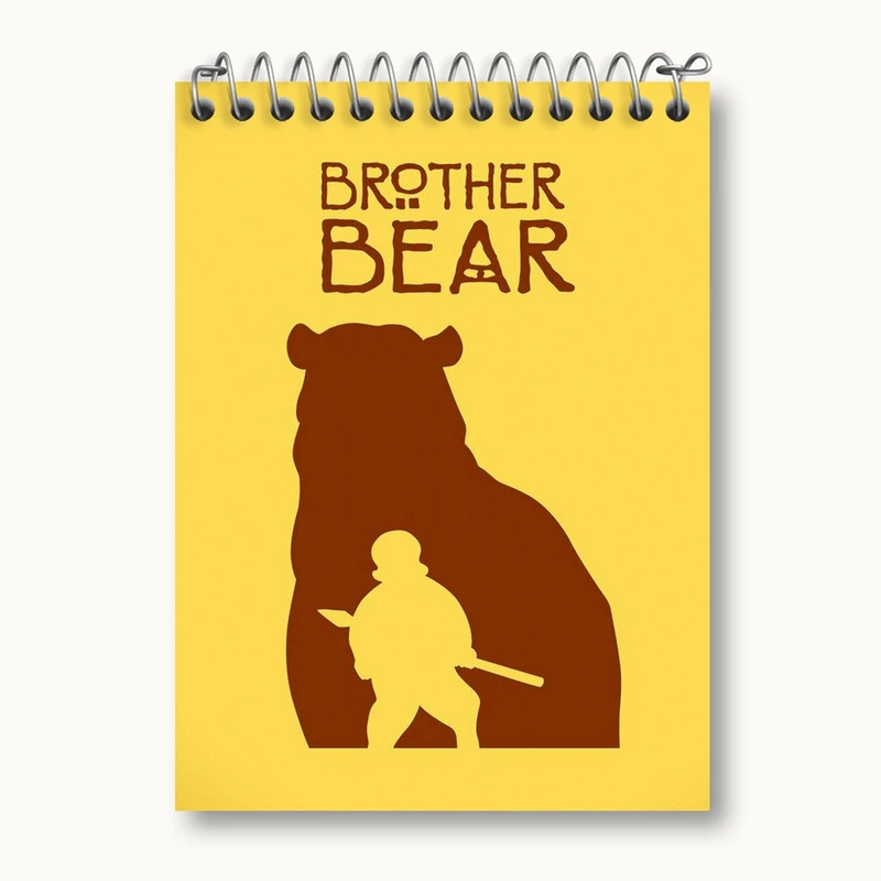 دفتر یادداشت 50 برگ خندالو مدل انیمیشن خرس برادر Brother Bear کد 13716