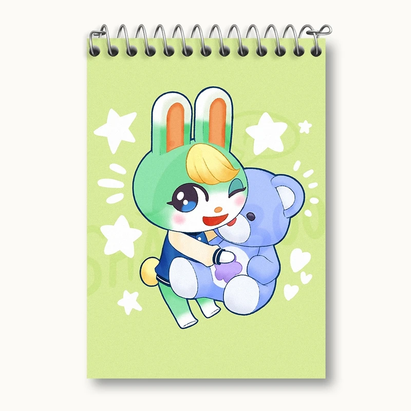 دفتر یادداشت 50 برگ خندالو مدل بازی انیمال کراسینگ (Animal Crossing) کد 32633