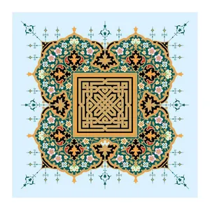 کاشی گلاک مدل اسلیمی طرح سنتی ایرانی کد TT144