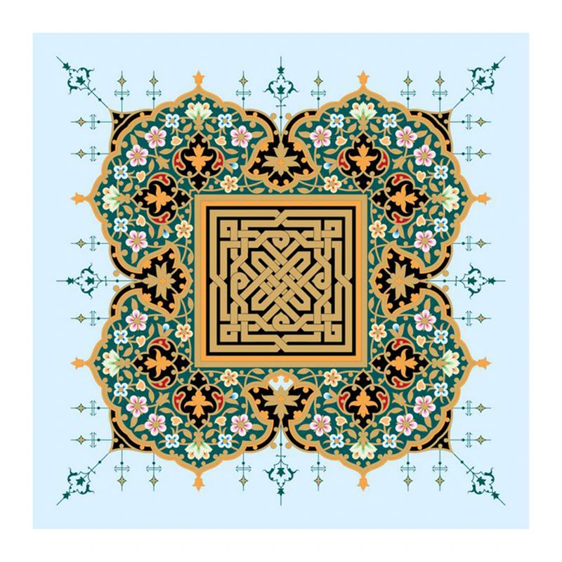 کاشی گلاک مدل اسلیمی طرح سنتی ایرانی کد TT144