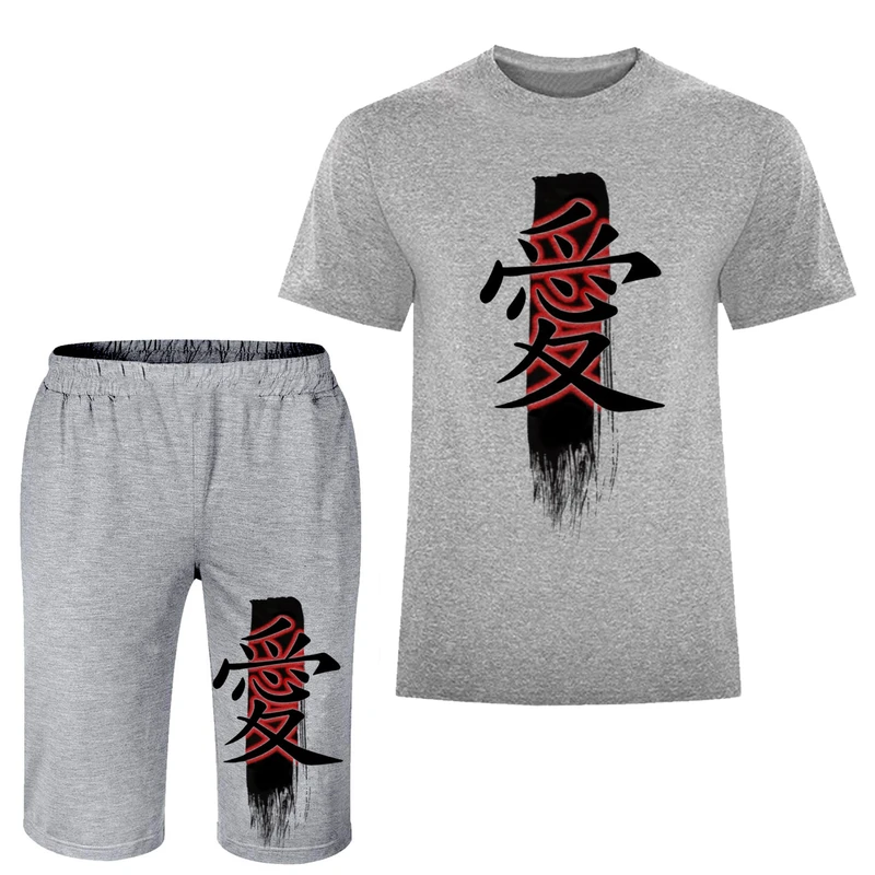 ست تی شرت و شلوارک مردانه مدل A168