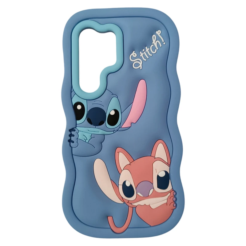 کاور مدل سیلیکونی طرح استیچ کاپل مناسب برای گوشی موبایل سامسونگ Galaxy S23 Ultra