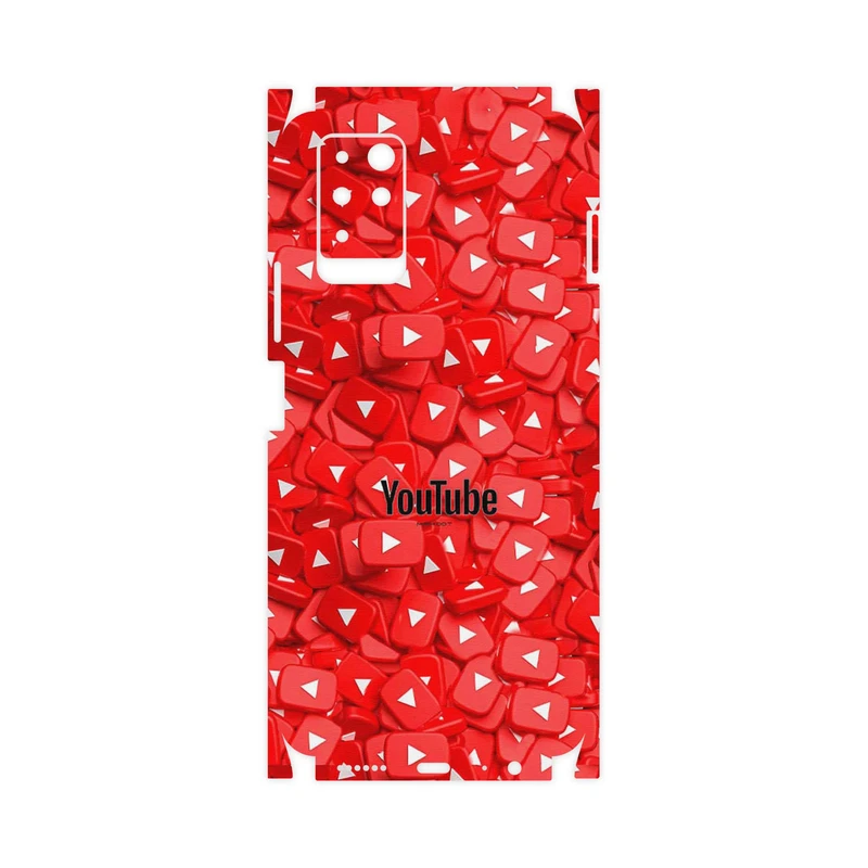برچسب پوششی ماهوت مدل Youtube-FullSkin مناسب برای گوشی موبایل اینفینیکس Note 10