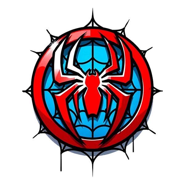  استیکر پارچه و لباس پاد آفرین طرح مرد عنکبوتی کد 4506