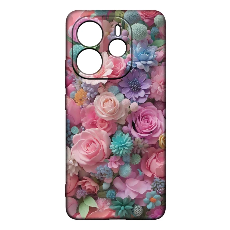 کاور طرح گل کد 310 مناسب برای گوشی موبایل شیائومی Redmi Note 14 4G