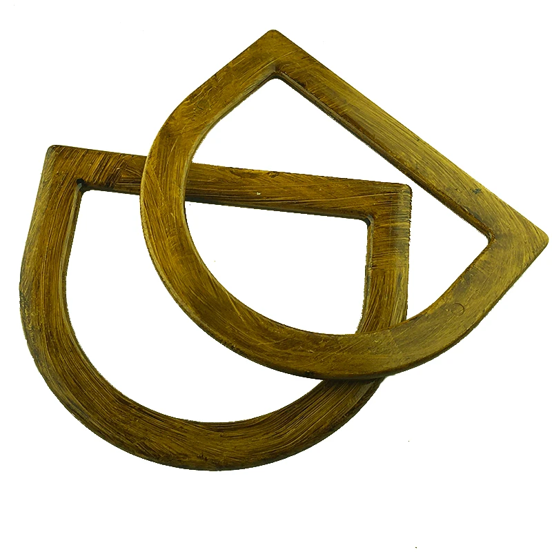 دسته کیف طرح چوب مدل نیم گرد کد PLS-LRond بسته 2 عددی