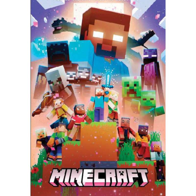 فرش پارچه‌ای مدل ماینکرافت Minecraft کد 509