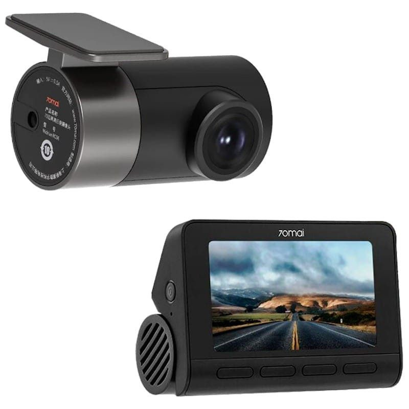 دوربین فیلم برداری خودرو سوِنتی مِی مدل  A800S 4K + Rear Cam Set(RC06) + Hardwire kit